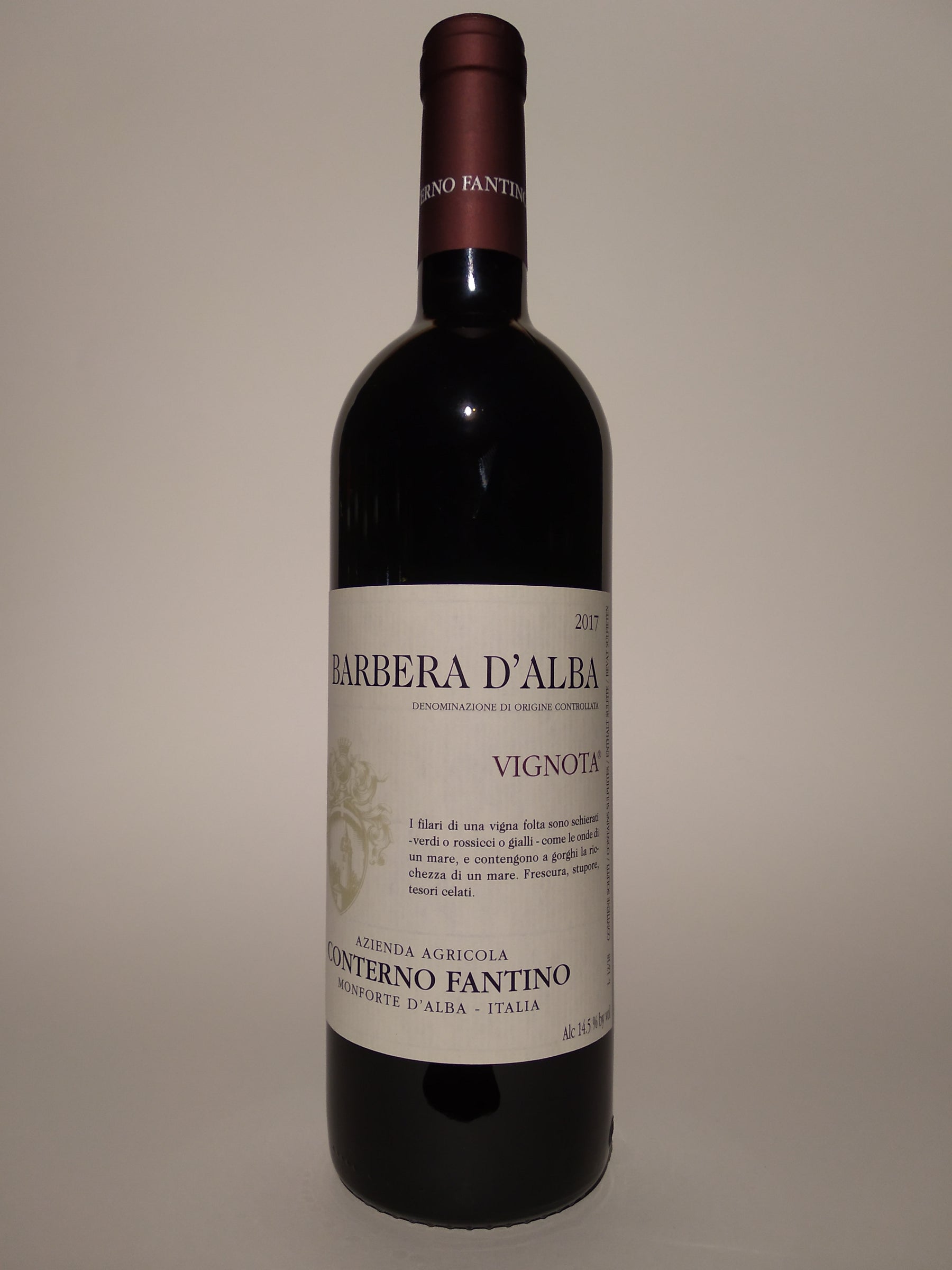 Barbera DOC - Vignota - 0,75cl