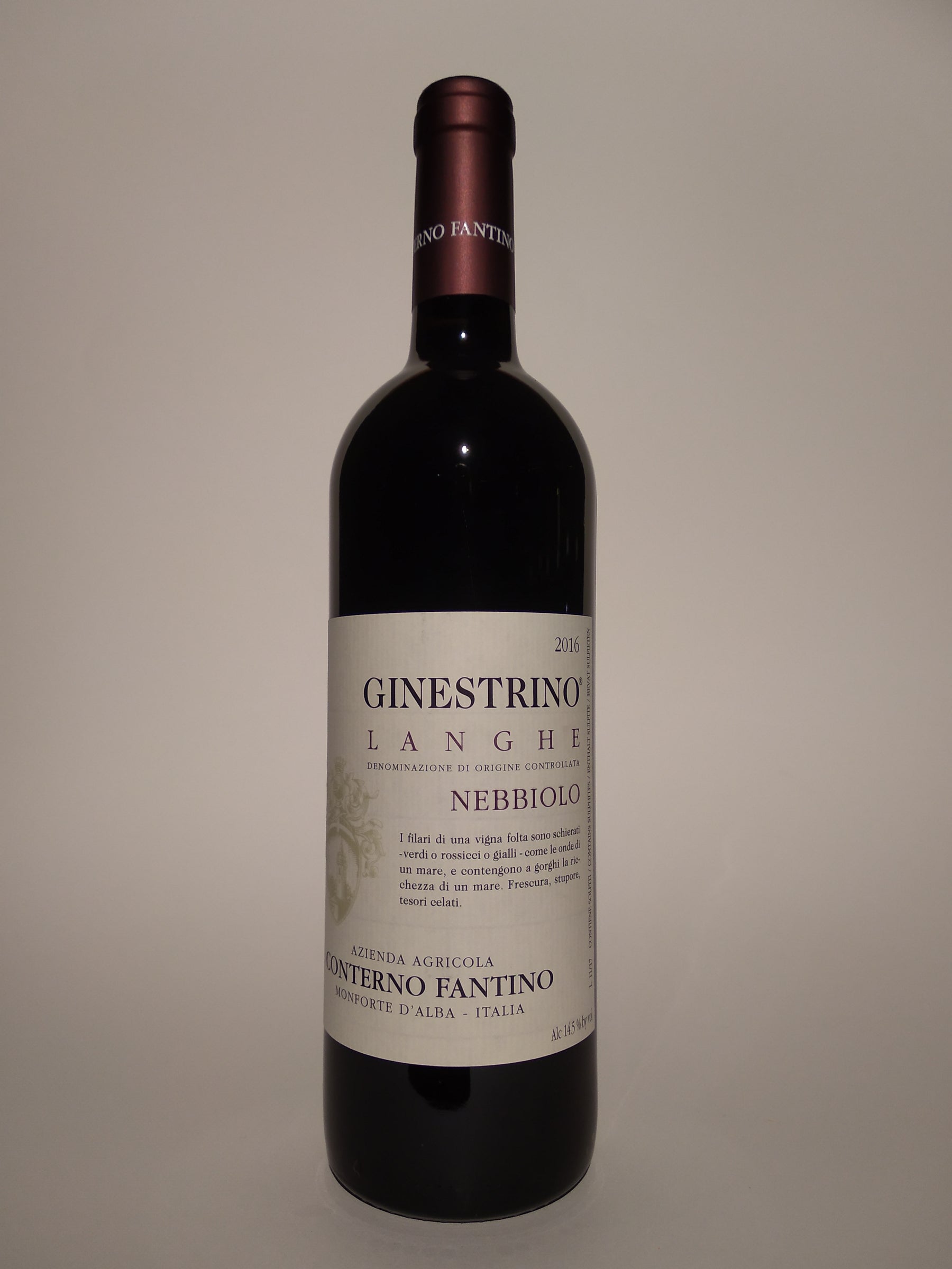 Nebbiolo DOC - Ginestrino - 0,75cl